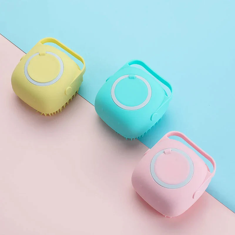 Silicone Pet Bath Massage Brush