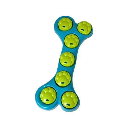 Bone-Shaped Pet Slow Feeder Treat Dispenser Toy