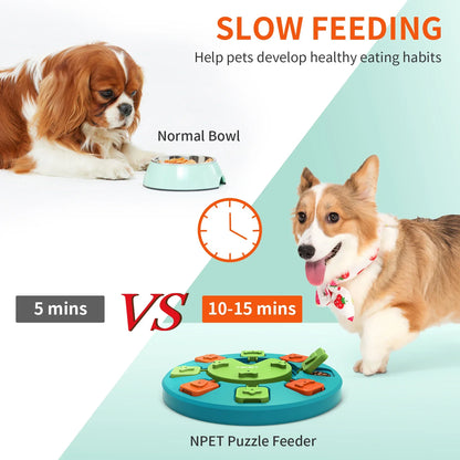 Interactive Slow Feeder Puzzle Toy