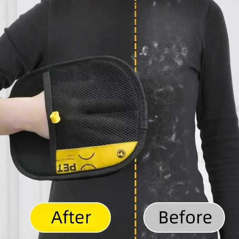 Pet Hair Remover Grooming Gloves for Cats & Dogs
