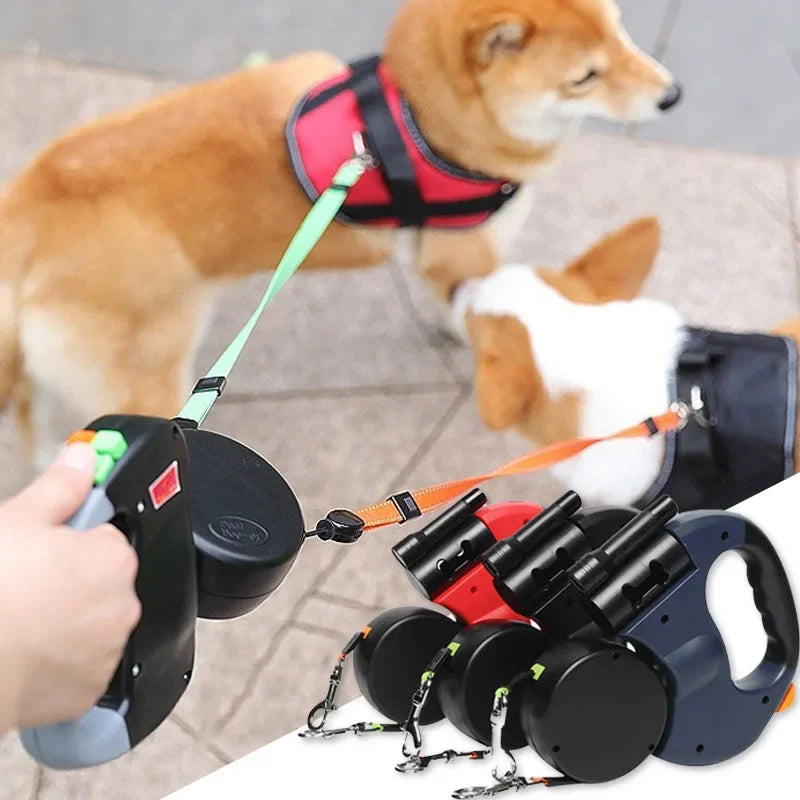 3-in-1 Reflective LED Dog Leash