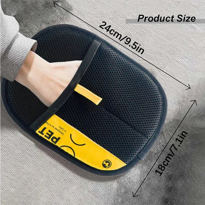 Pet Hair Remover Grooming Gloves for Cats & Dogs