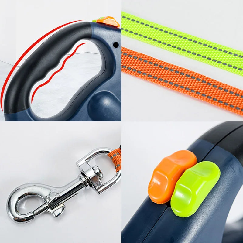 3-in-1 Reflective LED Dog Leash